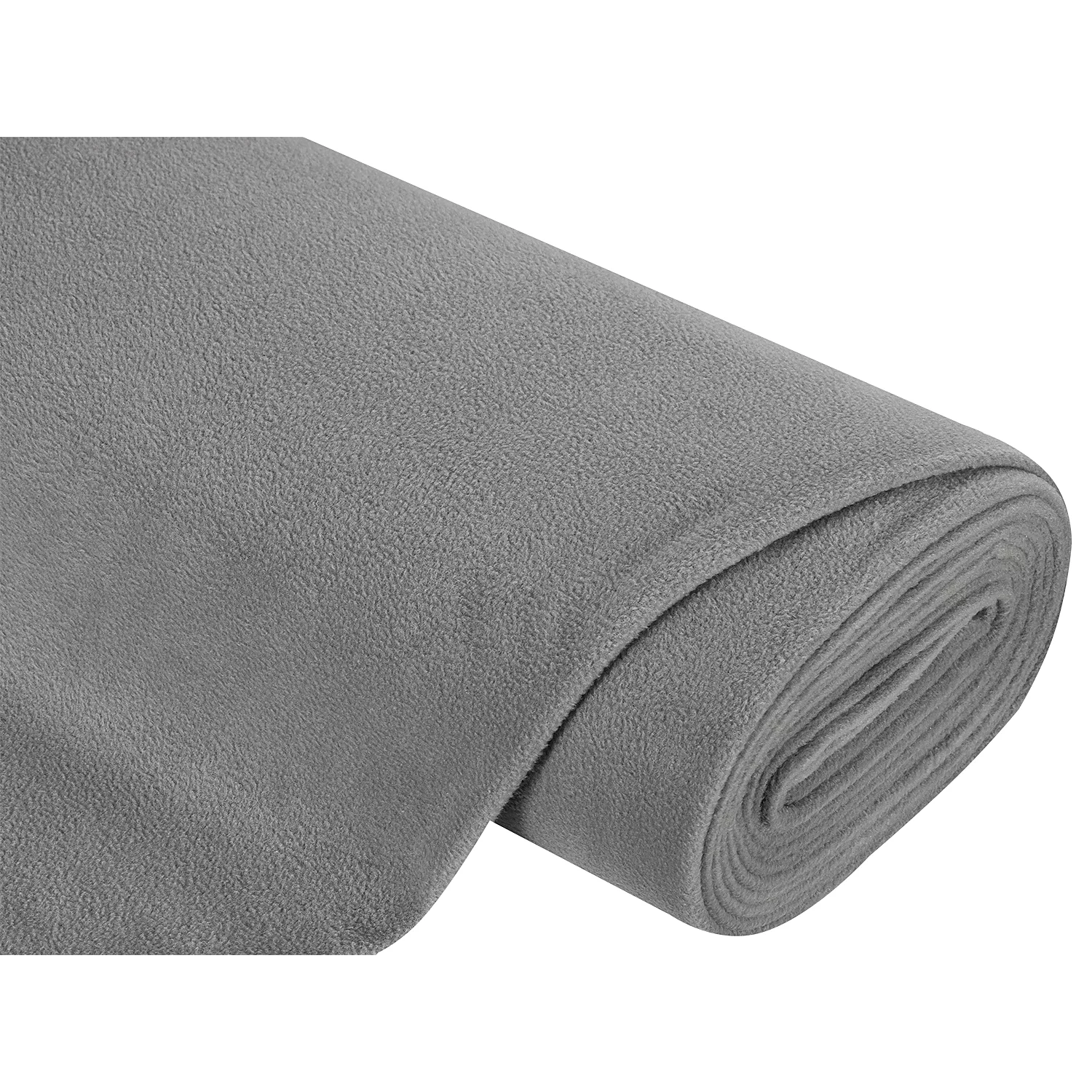 Tissu polaire, gris