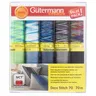 Gütermann Nähfaden-Set Deco Stitch 70, grün/blau/grau, 10x 70 m