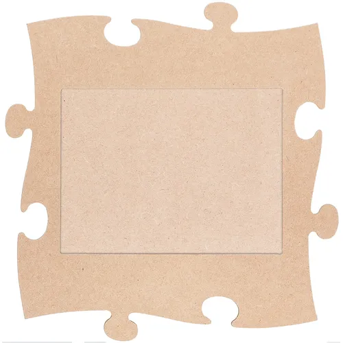 MDF-Puzzle-Bilderrahmen Rechteck, 24 x 24 cm