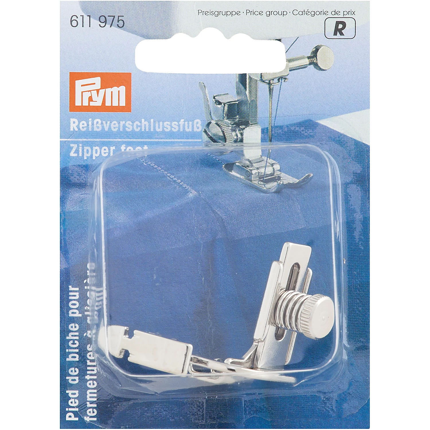 Prym Reißverschlussfuß für Standard-Reißverschlüsse Image