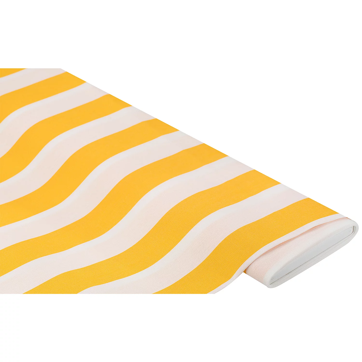 Allround-Gewebe Madrid, Blockstreifen gelb/weiß Image