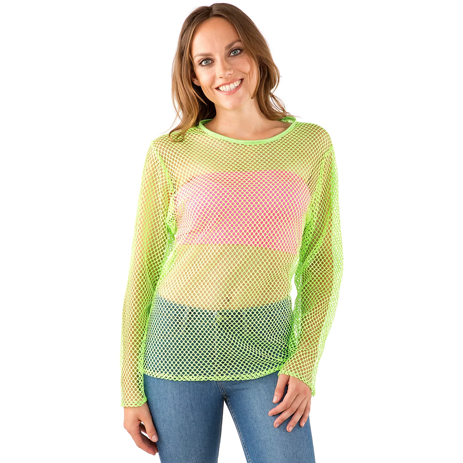 Netzshirt, neongrün Image