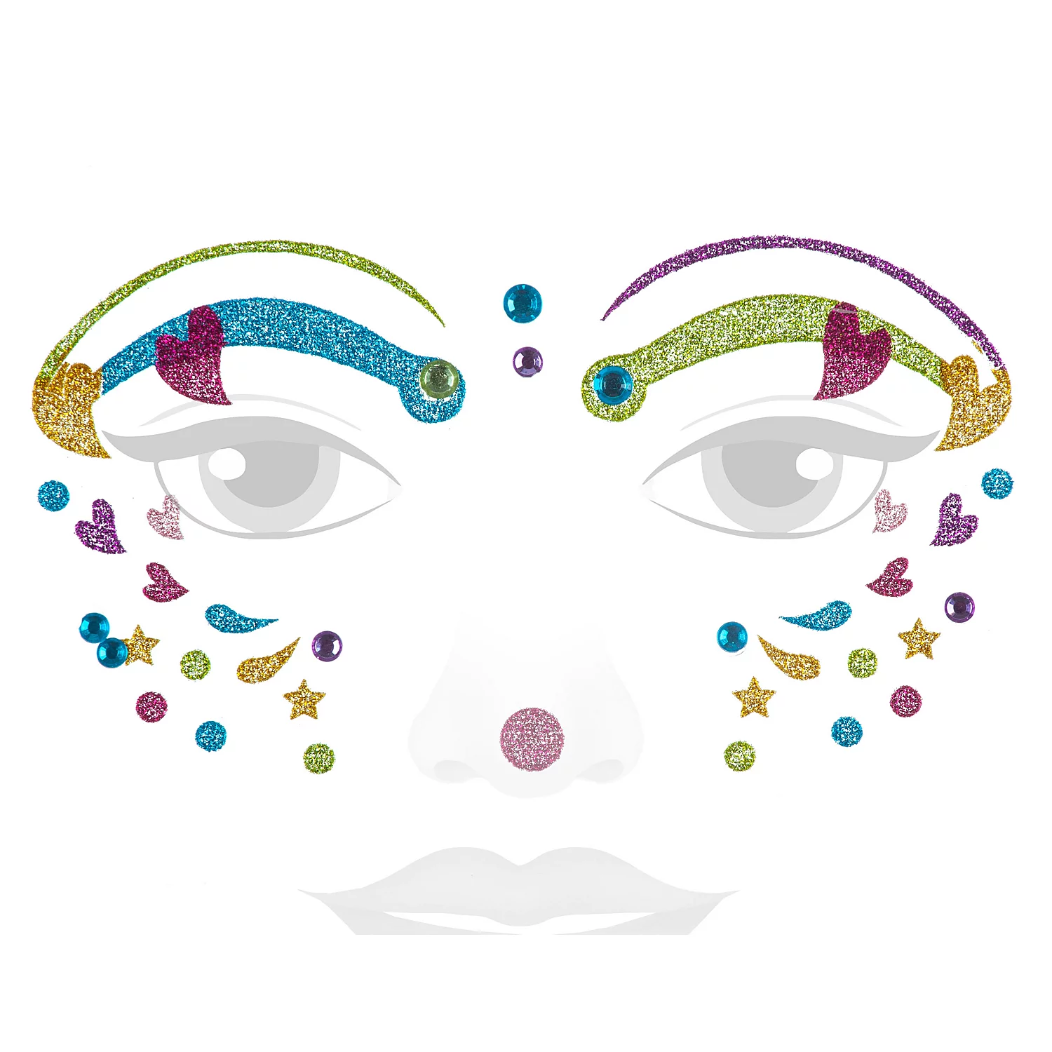 Face-Art-Tattoo Clown