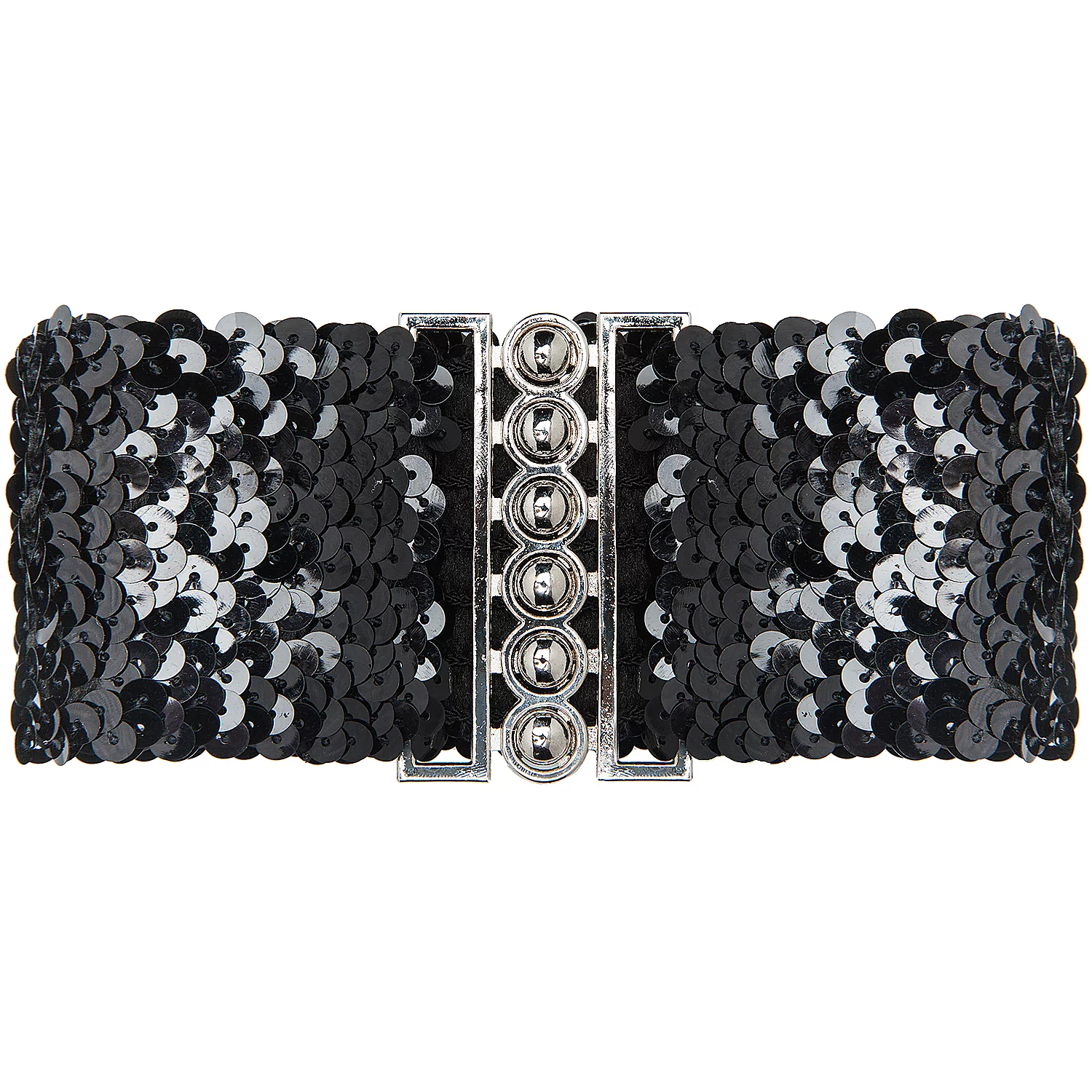 Gürtel Pailletten, schwarz Image