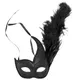 Maske Venezia, schwarz