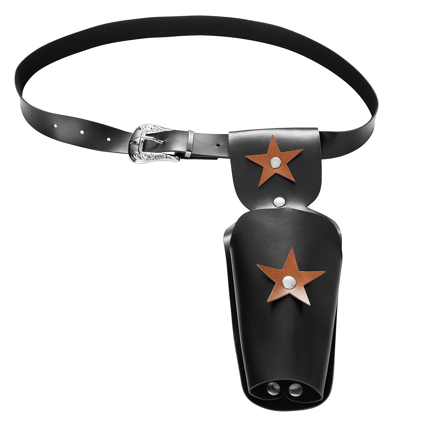 Ceinture de cowboy pour enfants, noir/marron