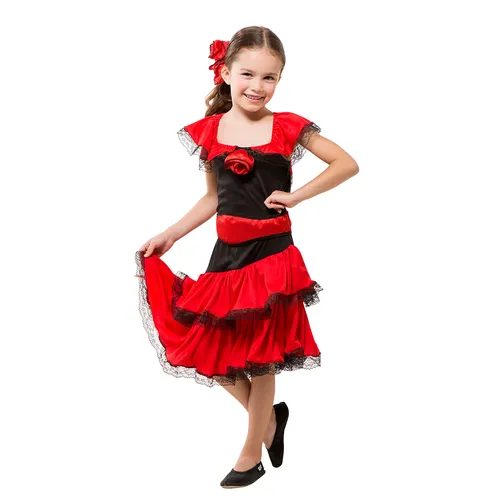 Spanierin-Kostüm Mini-Se­ño­ri­ta für Kinder