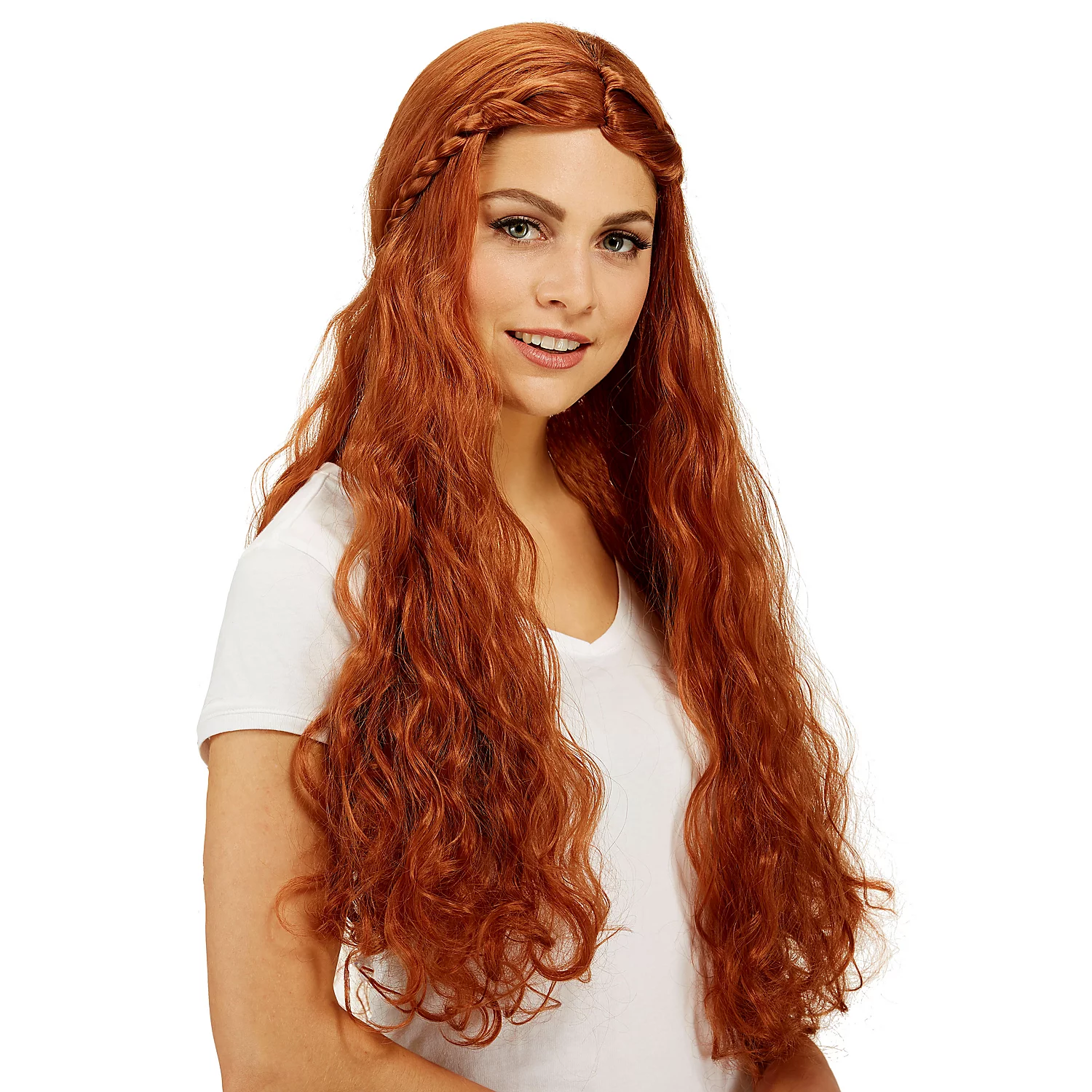 Lockenperücke Svenja, kupfer Image