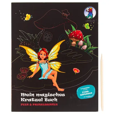 Ursus Kratzel Buch Feen & Prinzessinnen, 12 Bilder