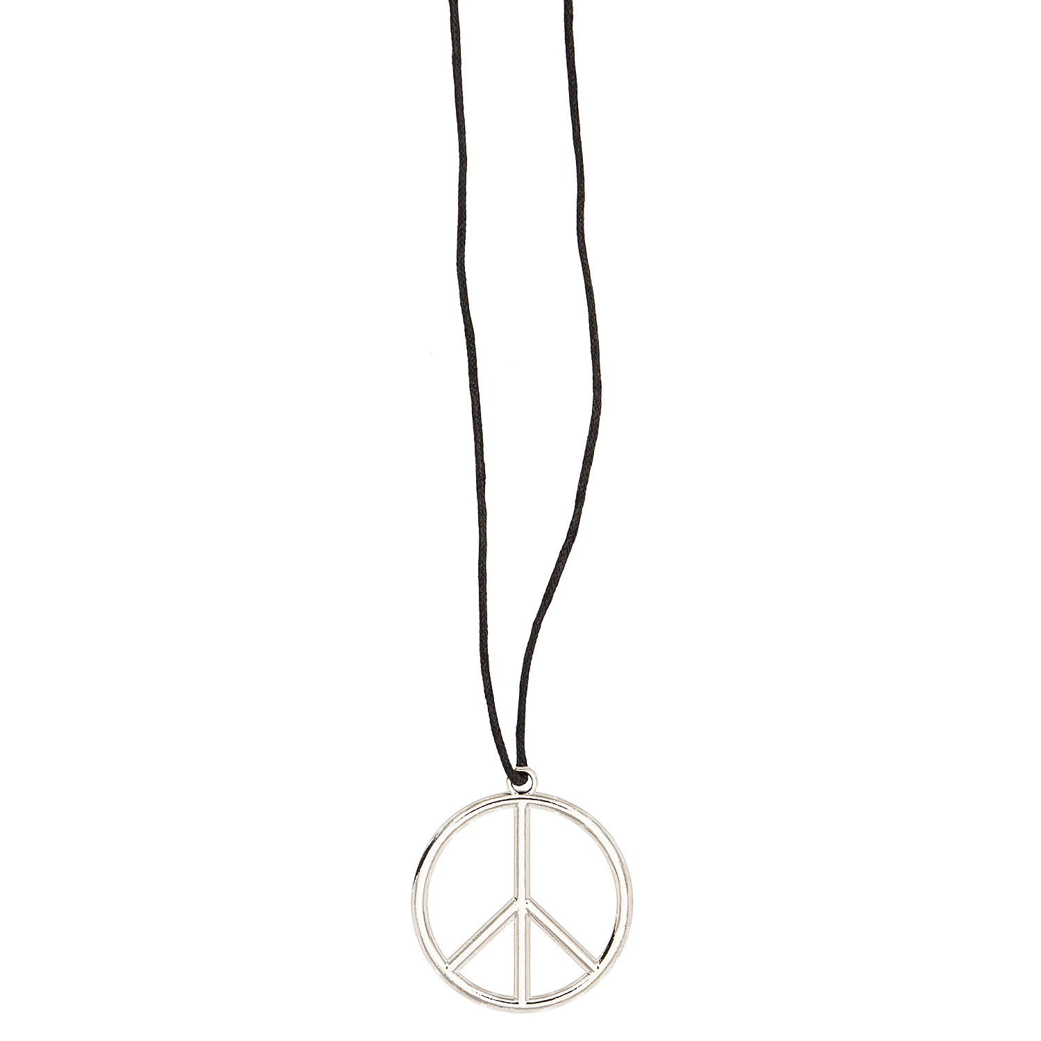 Peace Kette, schwarz/silber Image