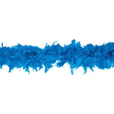 Federboa, blau, 90 g, 1,80 Meter Image