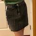 Zara Skirts | Bogo Free Zara Black Side Strip Mini Denim Skirt | Color: Black/Gray | Size: Xs