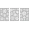 Heyda Fenster-Sticker Schneeflocken