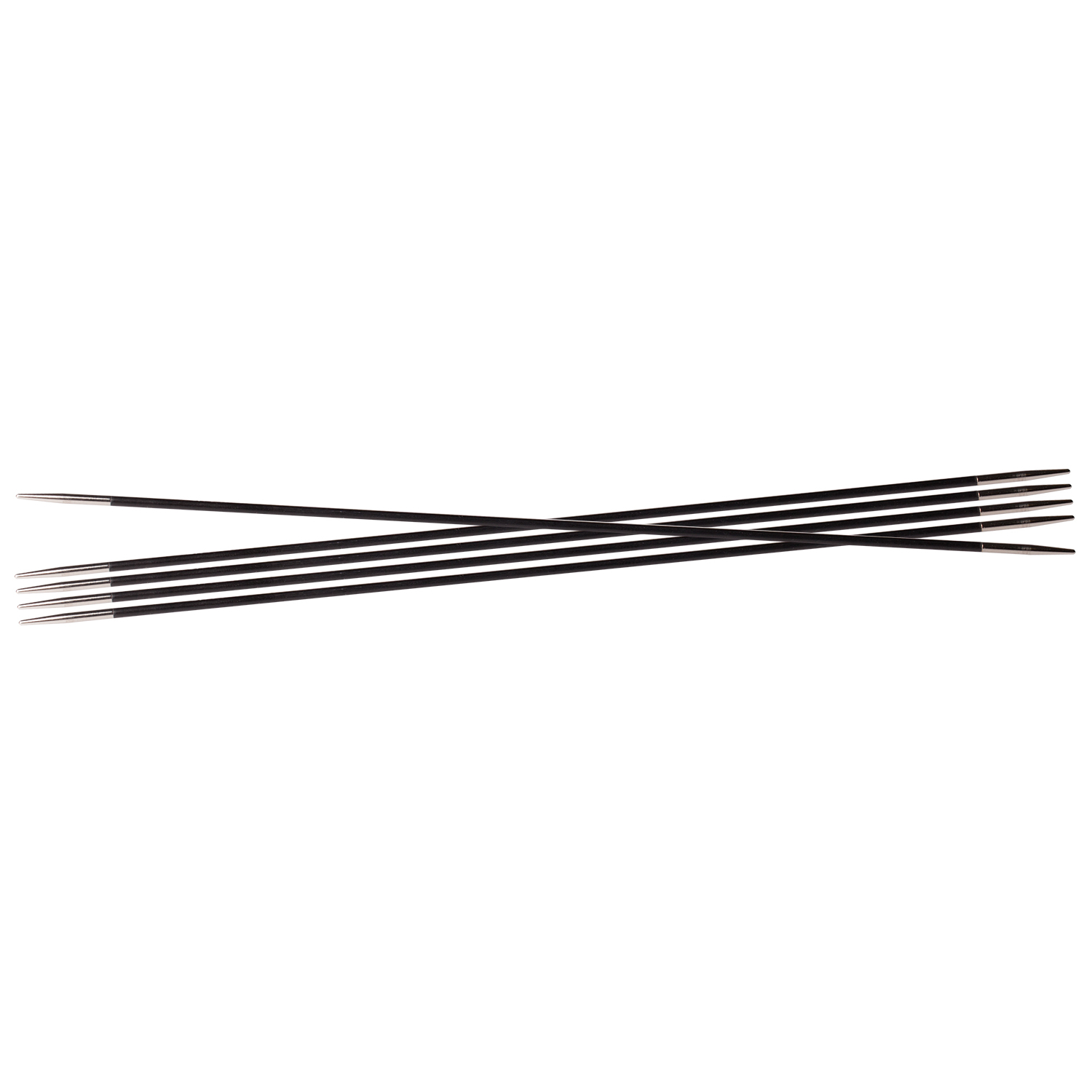 KnitPro Strumpfstricknadeln Karbonz, Karbonfasern, Länge: 20 cm