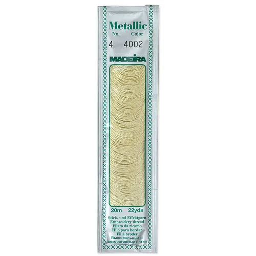 MADEIRA Sticktwist Metallic 4, gold, Länge: 20 m