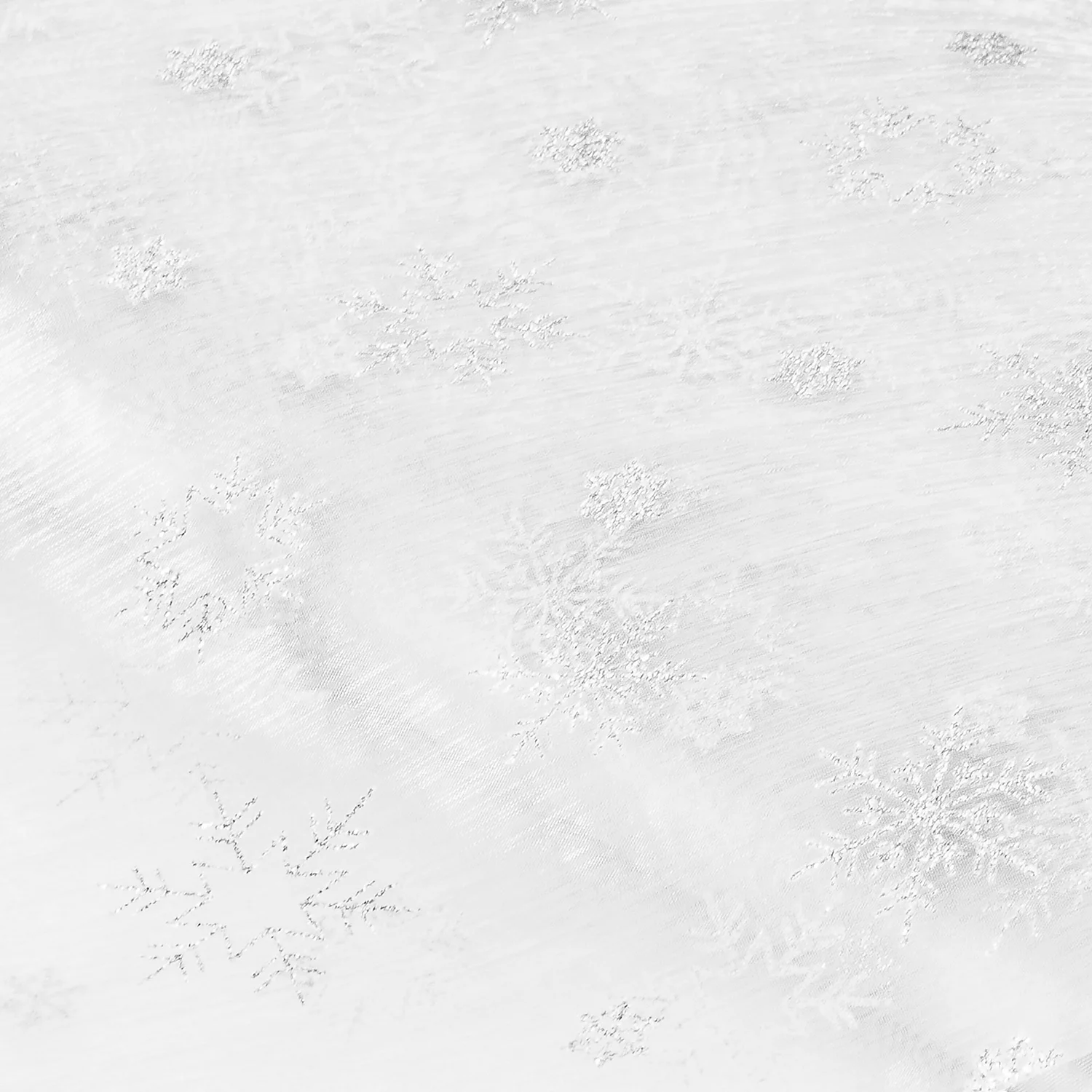 Organza Kristall mit Glitzer, weiß Image