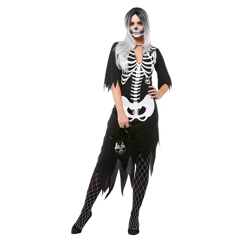 Skelett-Kostüm Diva Dead für Damen