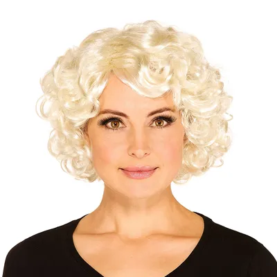 Lockenperücke Film-Ikone, blond Image