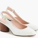 J. Crew Shoes | Jcrew Sling Back Heels | Color: White | Size: 7.5