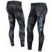 Women's Concepts Sport Black Philadelphia Eagles Burst Tie Dye Leggings