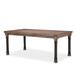 Crossings 4 Leg Rectanguler Dining Table Wood/Metal in Black/Brown/Gray Michael Amini / Kathy Ireland Home Designs | Wayfair KI-CRSG000-217