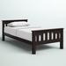 Greyleigh™ Baby & Kids Mateo Solid Wood Standard Bed Wood in Brown | 39.75 H x 57.25 W x 83 D in | Wayfair FE279A69FBD845CFA1313CA90C25FF85