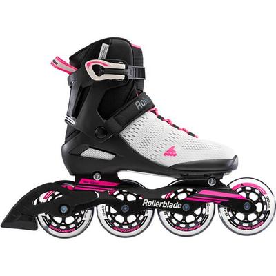 ROLLERBLADE Damen Inlineskates Damen Inline-Skates Sirio 90 W, Größe 42 in Hellgrau/Neonpink/Schwarz