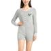 Women's Concepts Sport Gray South Florida Bulls Venture Sweater Romper