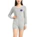 Women's Concepts Sport Gray Kansas State Wildcats Venture Sweater Romper