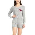 Women's Concepts Sport Gray Ole Miss Rebels Venture Sweater Romper