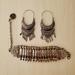 Free People Jewelry | Boho Silver Earrings And Bracelet Set | Color: Silver | Size: Os