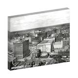 Ebern Designs Historic Minneapolis - Wrapped Canvas Photograph Print Canvas, Solid Wood in Black/White | 20 H x 24 W x 1.5 D in | Wayfair