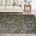 Green 43 x 0.13 in Area Rug - Lark Manor™ Febbas Oriental Machine Made Power Loom Area Rug in Moss Polyester/Polypropylene | Wayfair