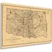 Williston Forge 1887 Indian Territory Oklahoma Map - Unframed Graphic Art Print on Paper Paper | 18 H x 24 W x 0.1 D in | Wayfair