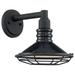 Nuvo Lighting 67031 - 1 Light 120 volt Gloss Black Outdoor Wall Sconce (BLUE HARBOR 1LT SM OUTDOOR)