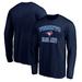 Men's Fanatics Branded Navy Toronto Blue Jays Team Heart & Soul Long Sleeve T-Shirt