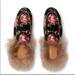 Gucci Shoes | Gucci Princetown Fur Mules | Color: Black/Pink | Size: 9