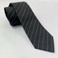 Gucci Accessories | Gucci Wool Barber Tie With Logo In Graphite/ Blue | Color: Blue/Gray | Size: Os