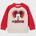 Disney Shirts & Tops | Disney Junior Mickey Mouse Valentines Sweatshirt | Color: Black/Red | Size: 2tb
