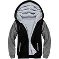 SwissWell Men's Fleece Jacket Windproof Thick Warm Active Coat Full Zip Fleece Outdoors Countrywear Pullover for Man Sweatshirt Top Hoodie with Pockets in Premium Quality