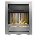 Nevada Electric Fire in Brushed Steel
