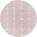 Pink 39 x 0.13 in Area Rug - Sand & Stable™ Brentwood Indoor/Outdoor Area Rug Polypropylene | 39 W x 0.13 D in | Wayfair