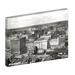 Ebern Designs Historic Minneapolis - Wrapped Canvas Photograph Print Metal in Black/White | 30 H x 40 W x 1.5 D in | Wayfair