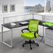 Inbox Zero Ergonomic Mesh Task Chair Upholstered/Mesh in Green/Black | 34 H x 24.5 W x 21.5 D in | Wayfair BF31C03BE9A642E68B369C37453A6472