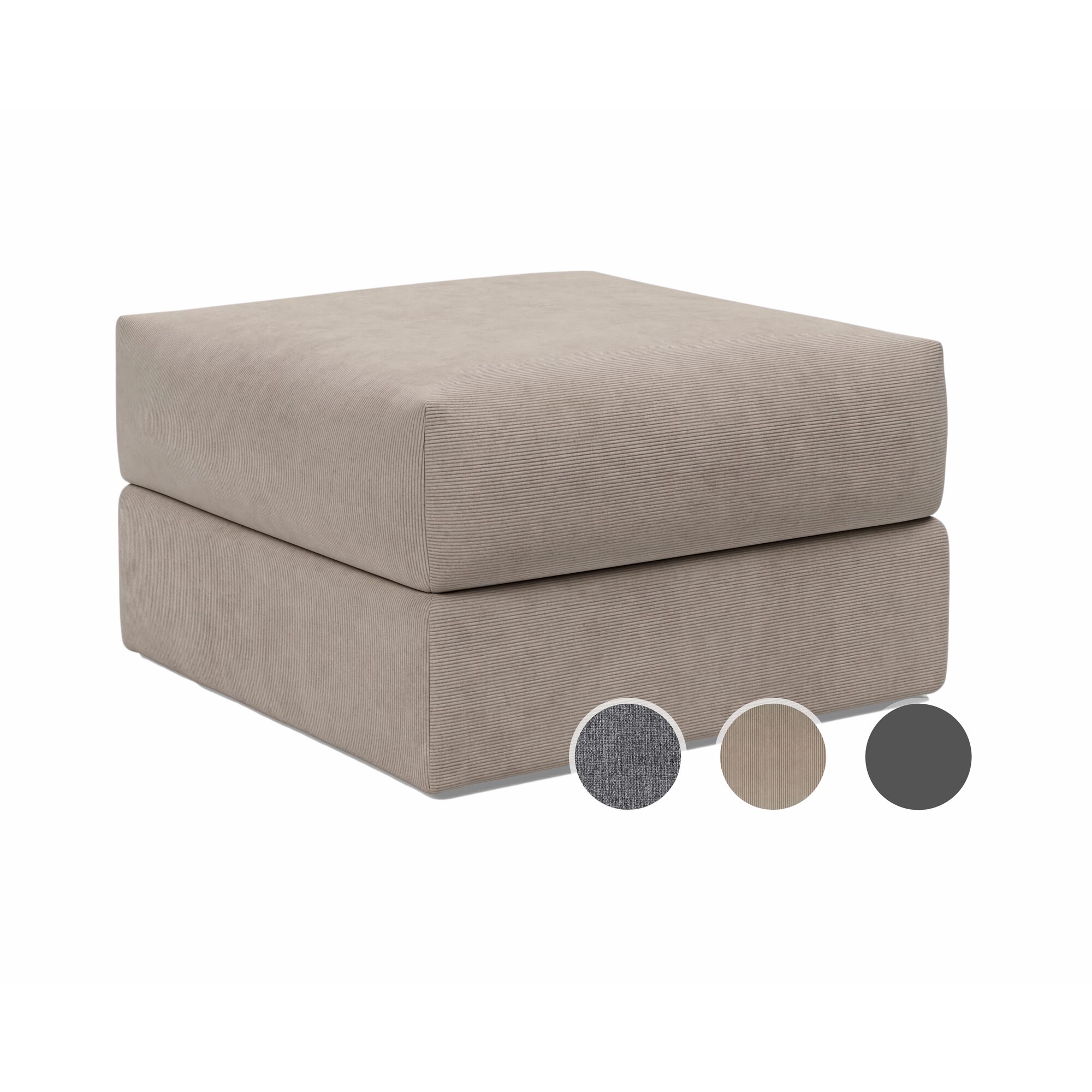 Innovation »Cornila« Hocker inkl. Stauraum 565 Twist Granite