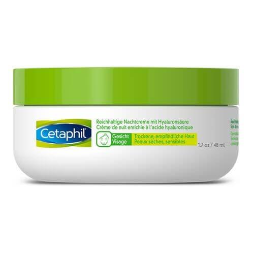 Cetaphil - CETAPHIL reichhaltige Nachtcreme mit Hyaluronsäure 48 g
