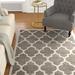 Gray/White 120 x 0.39 in Area Rug - Lark Manor™ Ammundsen Geometric Dark Grey/Beige Area Rug, Polypropylene | 120 W x 0.39 D in | Wayfair