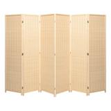 Bayou Breeze Akridge 71" H Solid Wood Folding Room Divider Wood in White | 71 H x 108 W x 1 D in | Wayfair A3F35A81D85844A68AADF77A3F0E091B