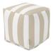 Breakwater Bay Ottoman, Polyester in Gray/Blue/White | 17 H x 17 W x 17 D in | Outdoor Furniture | Wayfair 24ED3B8499E64DC89983D5E9EFE6E835