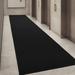 Black 20 x 0.2 in Living Room Area Rug - Black 20 x 0.2 in Area Rug - Latitude Run® Aletta Machine Washable Non-Slip Solid Area Rug For Hallway Runner, Living Room, Entryway Rug Nylon | Wayfair